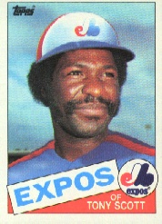 1985 Topps Baseball Cards      733     Tony Scott